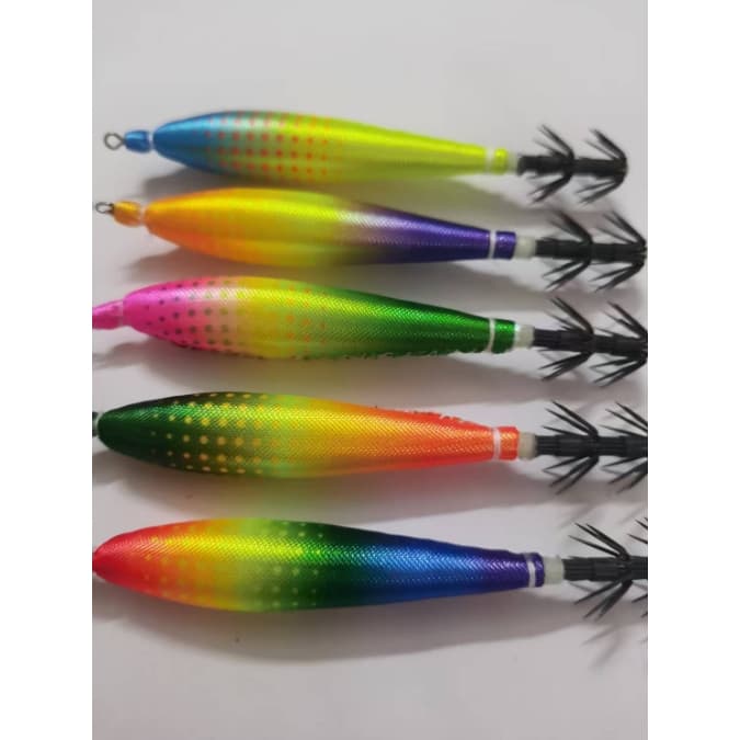 5.3G/110MM Isca Dura Moke 2508 Brilho Camarão Gancho Coroas Lula Jigs Mar De Pesca Conjunto Artificial Choco Polvo