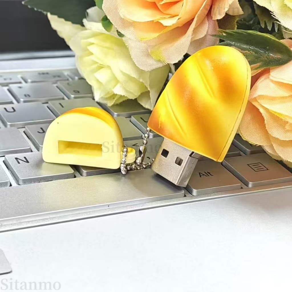 Flashdrive 128 Gb 1 Tb 2 1 2 4 8 16 32 64 Pão De Desenho Animado Fofo E Divertido