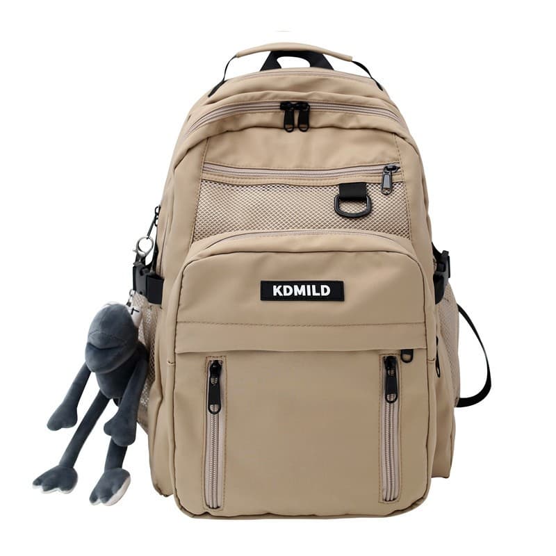 Versão coreana mochila estudante All-Match saco de escola grande capacidade Multi-camada saco de computador
