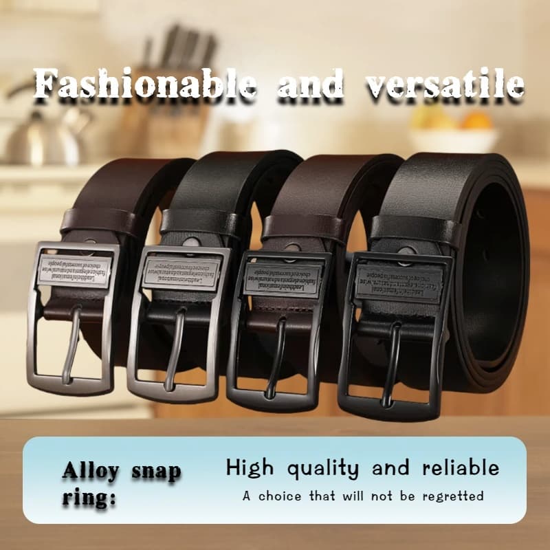 Cinto De Calças Masculinas Elegantes E Versáteis Para Cintos Casuais Homens De Meia-Idade Jovens De Fivela De Liga Antig