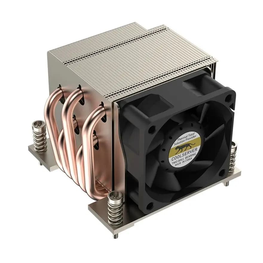 LGA1700-R67 2U Cooler 5 Tubos De Calor 240W Para LGA 1700 Radiador Dissipador Ventilador De Refrigeração Lateral 78mm Pa