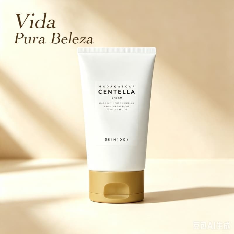 SKIN1004 Madagascar Centella Cream , Creme Hidratante Facial Com , Pantenol E Manteiga De Karité