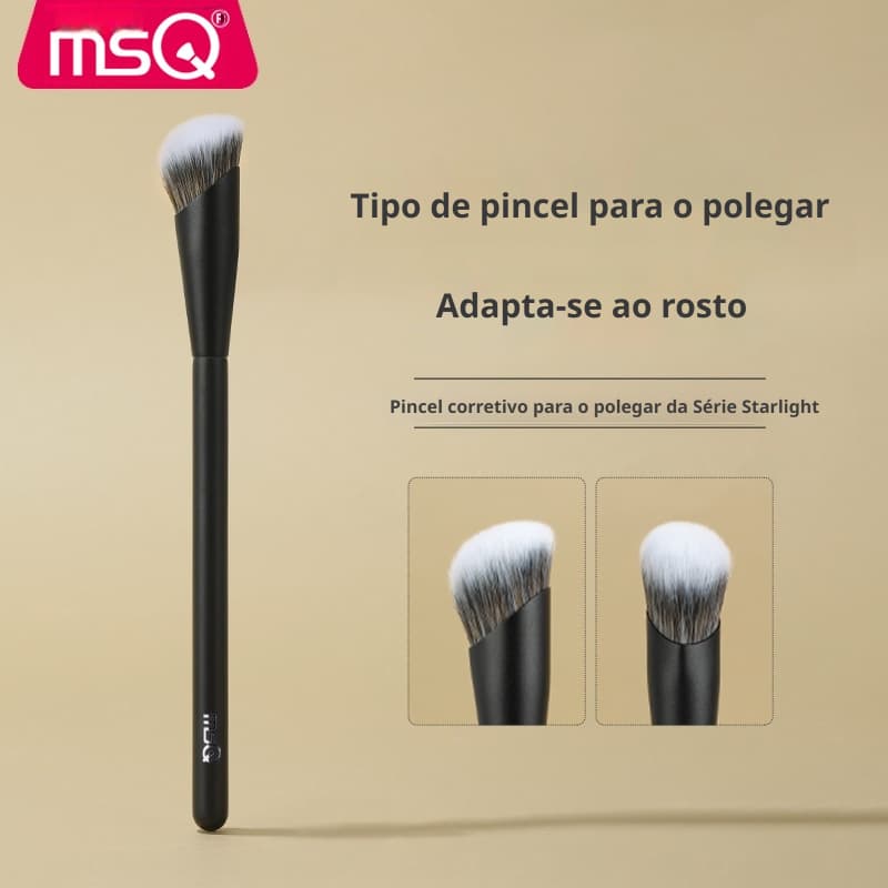 MSQ Polegar Corretivo Escova Cabo De Madeira Maciça Cabelo De Fibra De Alta Qualidade Não É Fácil De Derramar , Adequado