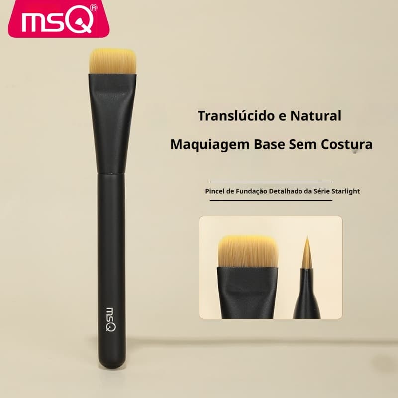 Pincel De base De Cabeça Chata MSQ , Líquida Dedicado Para Maquiador Maquiagem