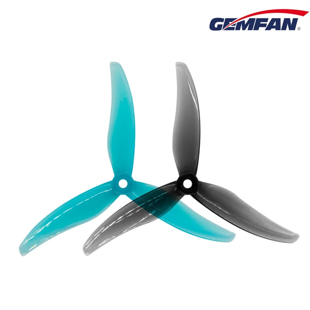 4 Pares 8 Peças Gemfan Furacão 5536 5.5X3.6X3 3 Lâminas PC 5.5 Polegadas Hélice Para RC FPV Freestyle Drones DIY