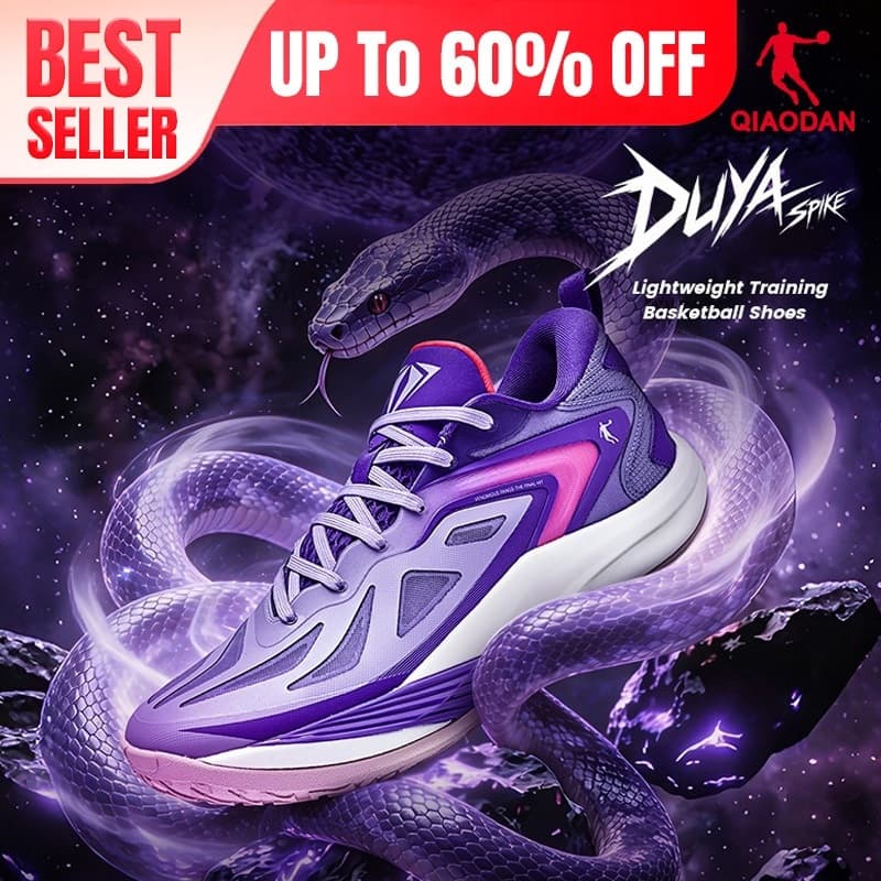 Qiaodan Duyua SPIKE Homens Basquete Estável Durável Sapatos Rebounce QXA013263134