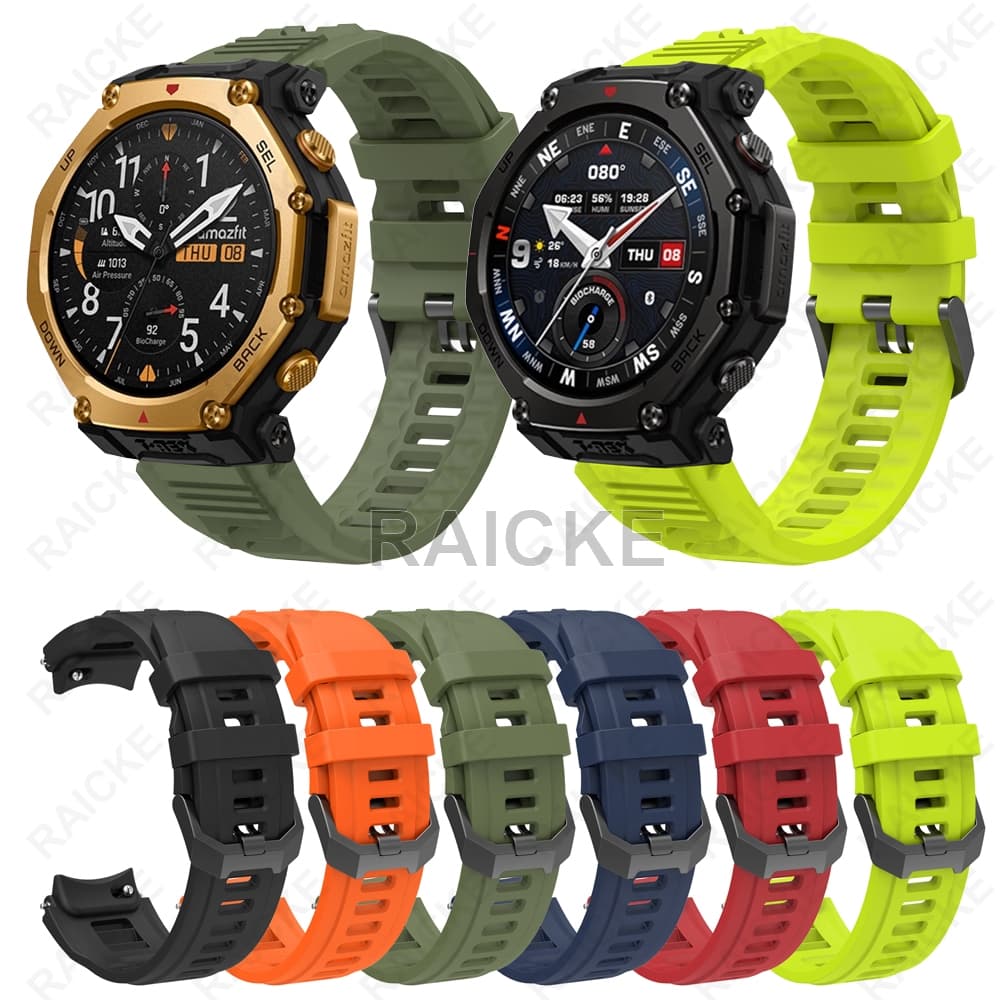 Pulseira Esportiva De Substituição De Silicone Para Amazfit T-Rex 3 pro 48mm