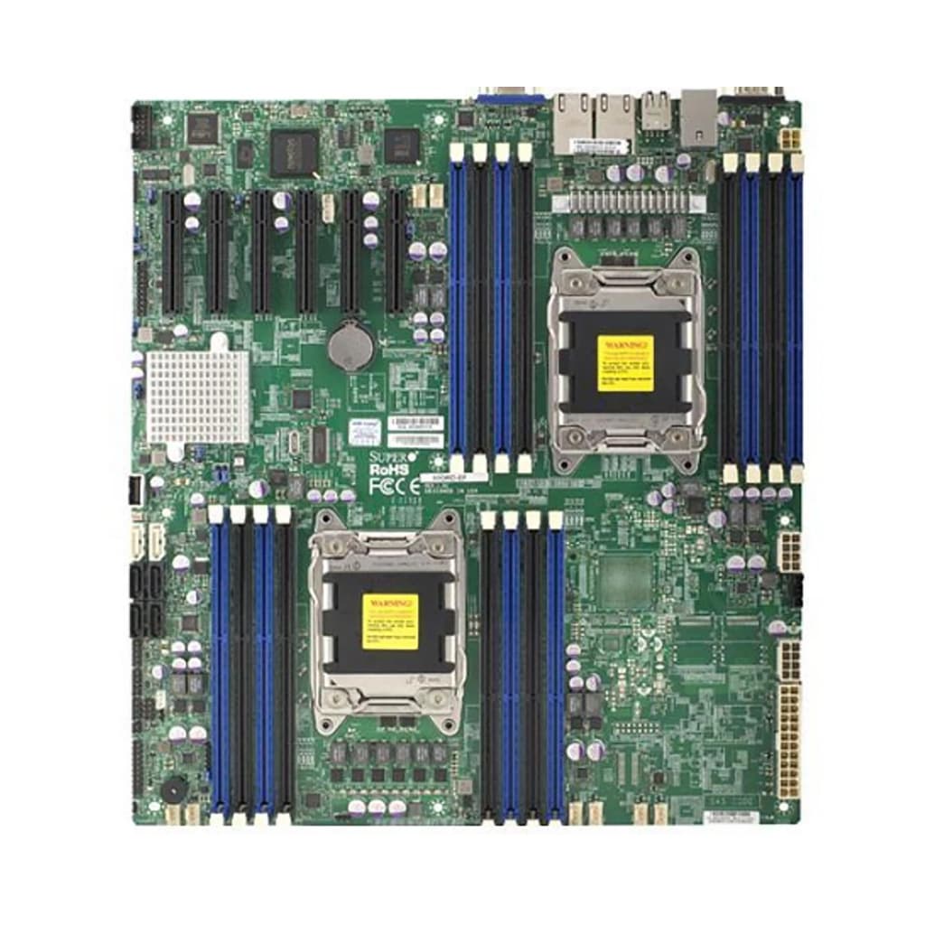 Placa-Mãe De Servidor Supermicro X9DRD-EF E-ATX Dual LGA 2011 DDR3 C602 Até 1T