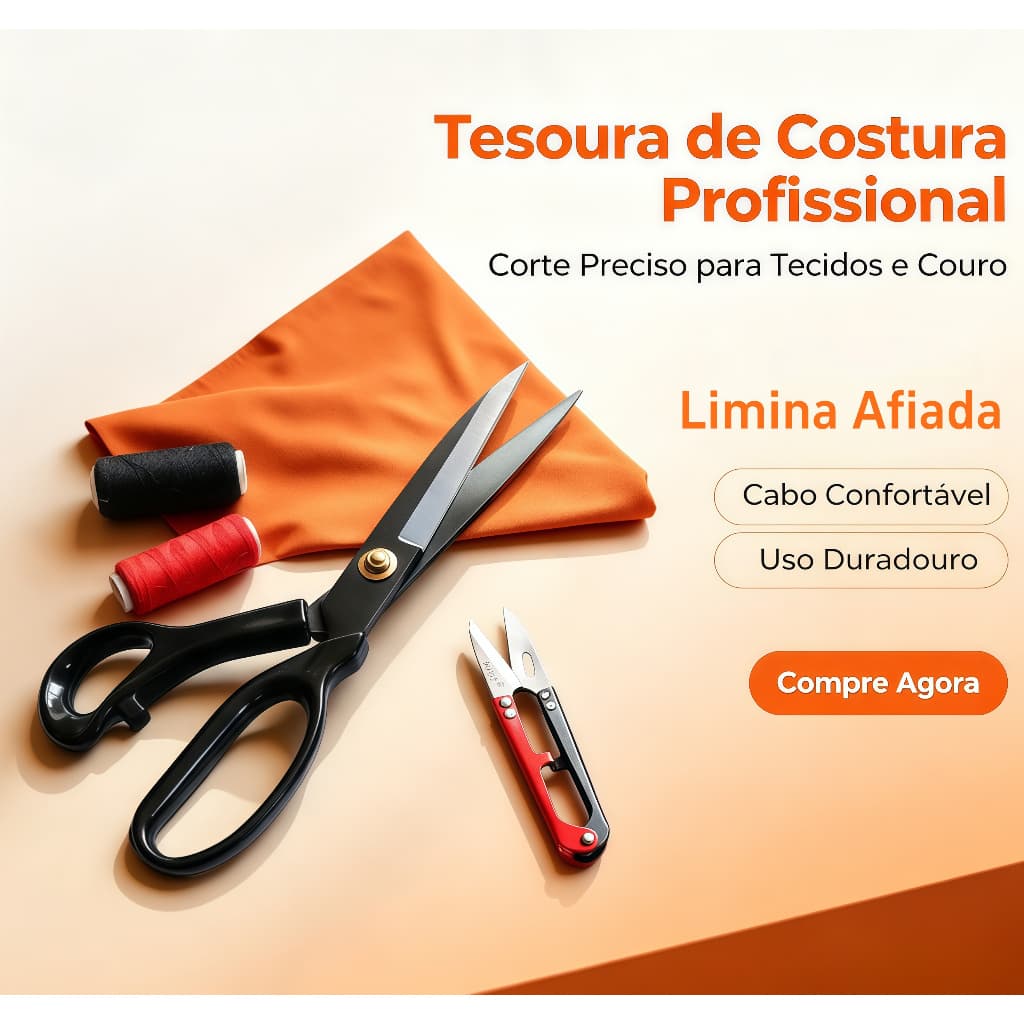 Geesong Tesoura para alfaiate de alta dureza, aço manganês, cabo de plástico afiado, tesoura para alfaiate, tecido, arte