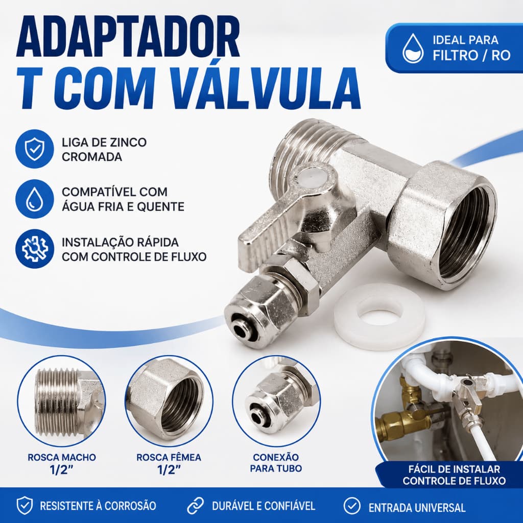 Adaptador Conexão Para Purificadores De Água Electrolux