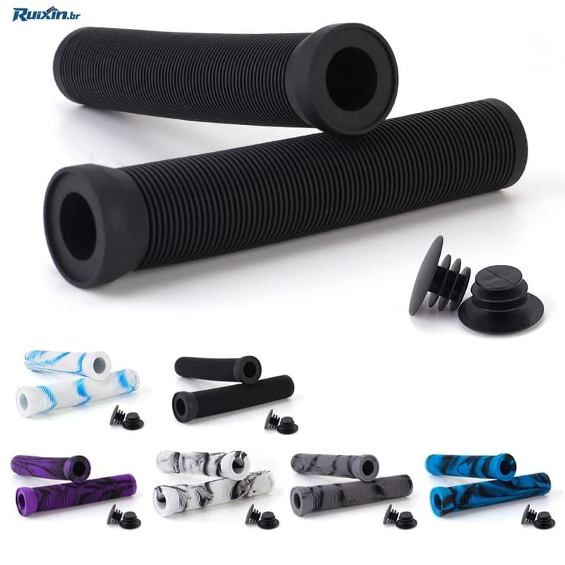freeride handlebar grips 165mm for bmx, mtb, dh and grade bikes - gios type / giant