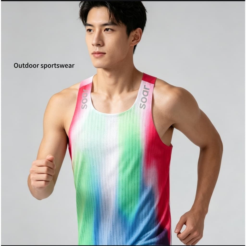 [Soar] Colete esportivo Premium para corrida, maratona, homens, mulheres, roupas esportivas ao ar livre, secagem rápida,
