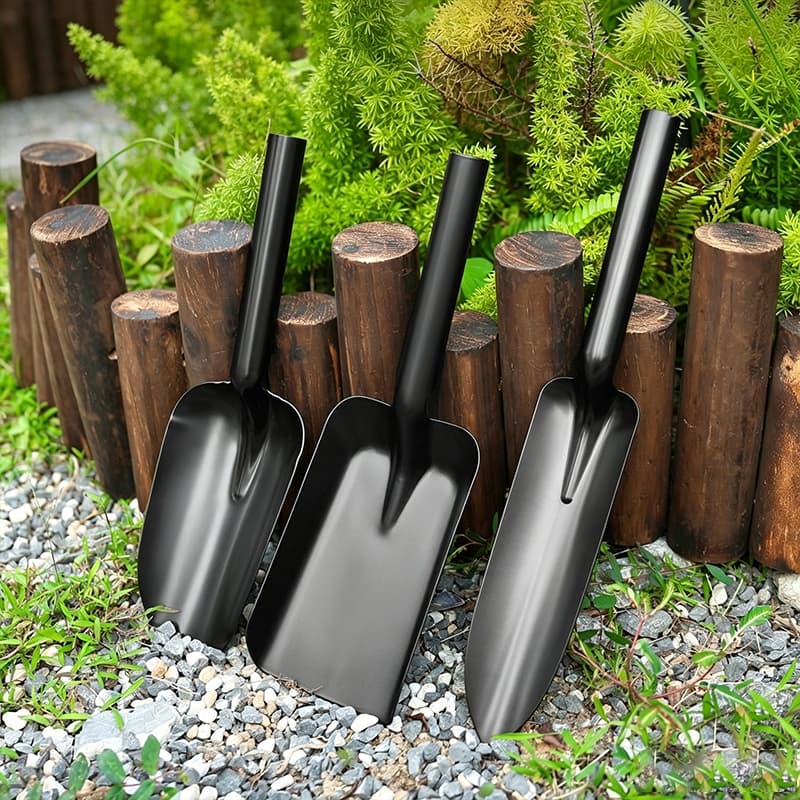 Espátula De Jardim De Uma Peça De Aço Inoxidável , Pá Manual Multifuncional Para Escavar , Capinar , Plantar Flores E Gi