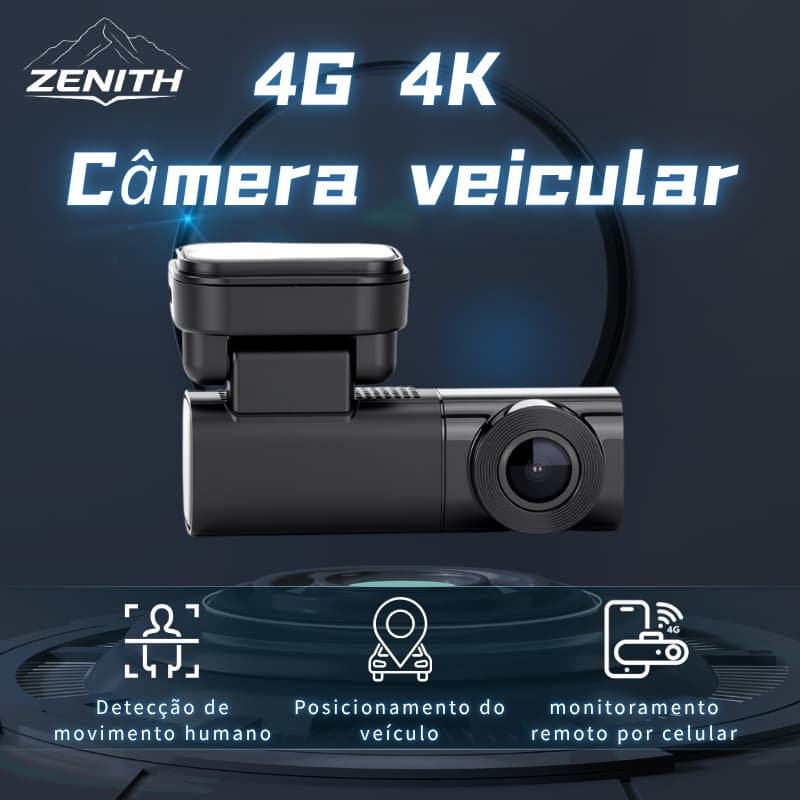 4G 4K Gravador de Carro DVR Automotivo Câmera Veicular Ângulo Amplo Visão Noturna Lente Dupla Dashcam 99 taxi / Uber