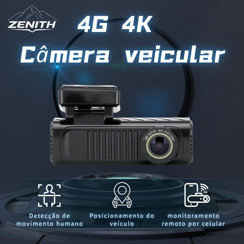 Full HD DVR Automotivo Visão Noturna Gravador de Carro Câmera Veicular Lente Dupla Gravação em Loop Ângulo Amplo