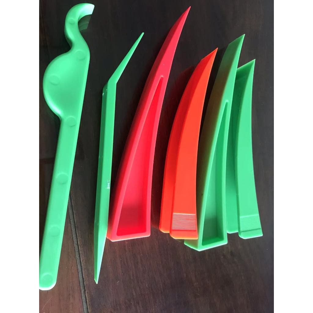 Conjunto De Seis Peças De Cunhas Especiais E Placas Pring Para Manutenção , Instalação Remoção De Porta De Carro/Áudio/N