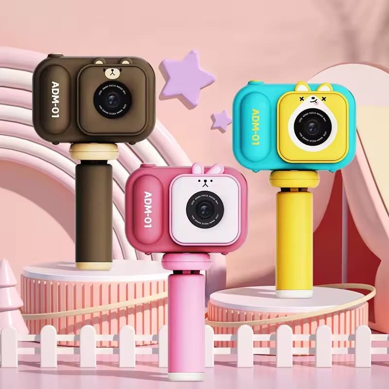 Mini Câmera Portátil Tripé Micro Dupla Frente E Traseira Câmeras 48 Mega HD Pixels Selfie Fotografia Carmera Presente De
