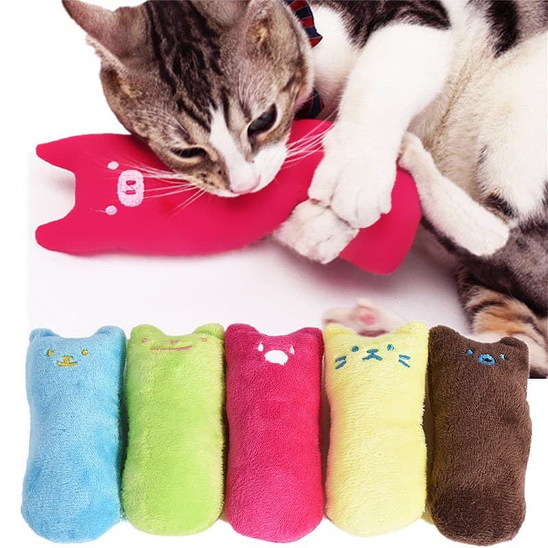 Brinquedo Para Gato De Estimação catnip Moagem De Dentes Garras De Pelúcia Dentro