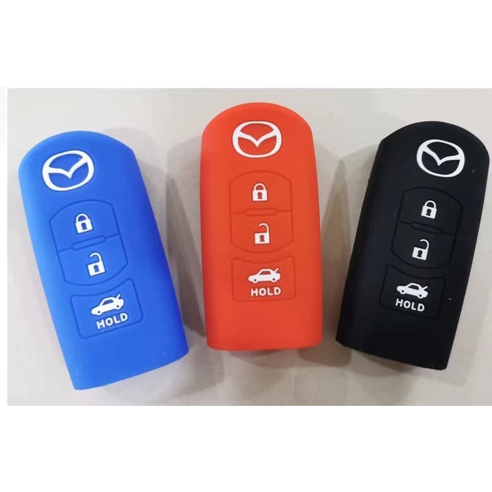 Capa De silicone Para Chave Inteligente Mazda Com 3 Botões Proteger E Decorar M3/M6/Atenza De Entrada Sem