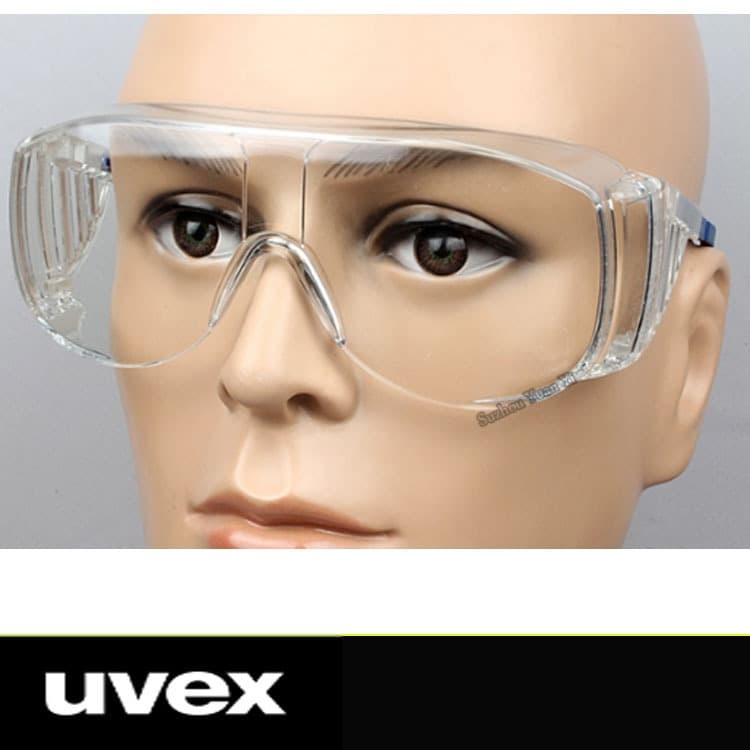 UVEX 9161005 Óculos De Segurança Ccupacional Azul Preto Policarbonatos De Laboratório
