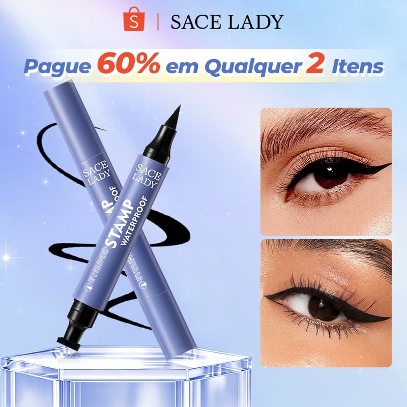 Delineador Líquido SACE LADY Prova D'água Longa Duração Maquiagem Olhos