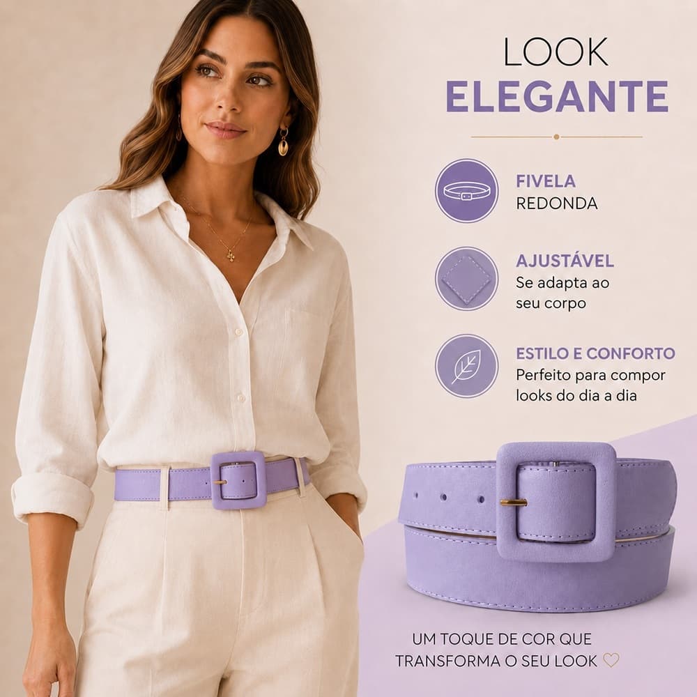 Cinto ajustável elegante feminino largo de 4 cm, adequado para vestidos, saias e calças femininas da moda