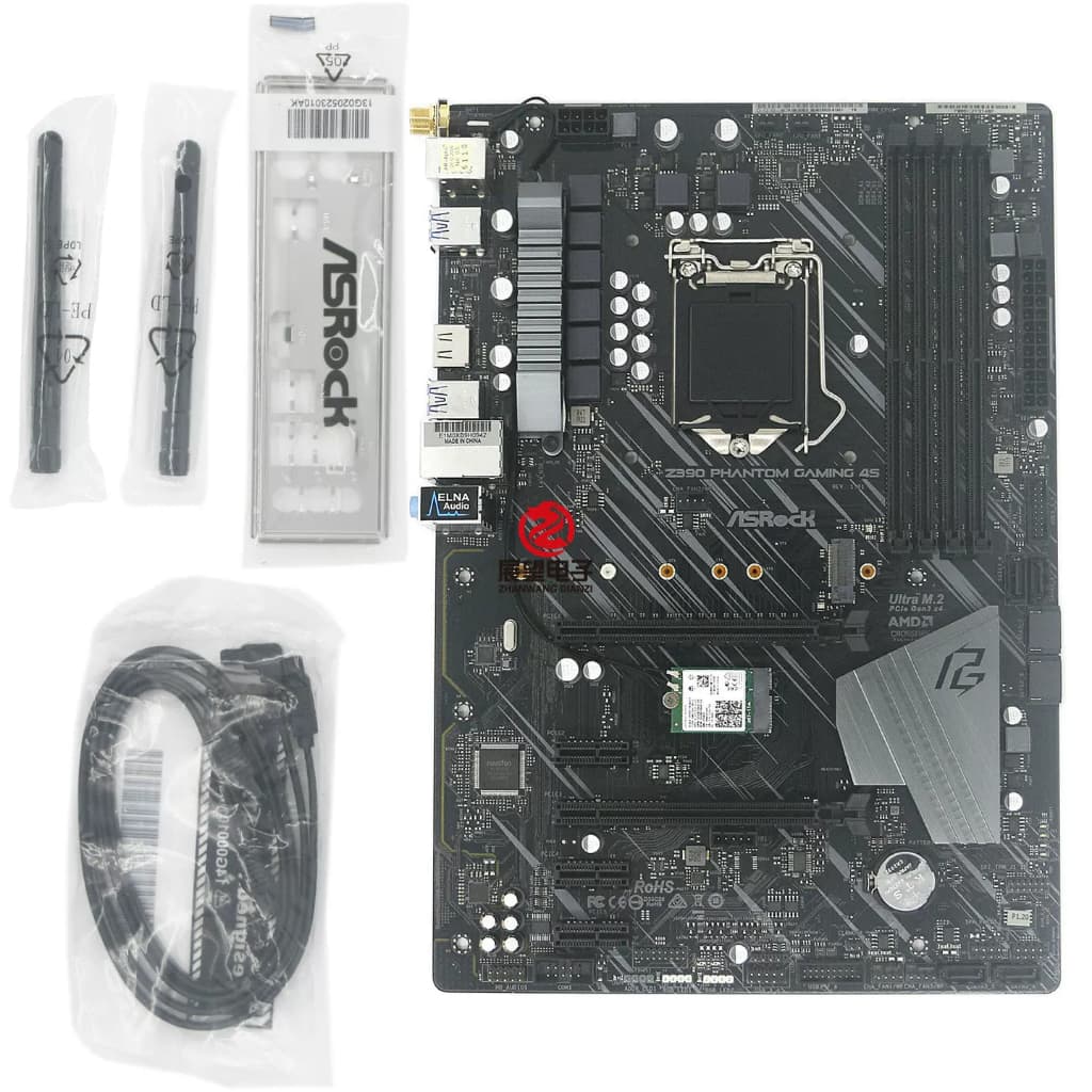 Nova placa-mãe ASROCK Z390 PHANTOM GAMING 4S com suporte para atualização de CPU de 8 9a geração Z370