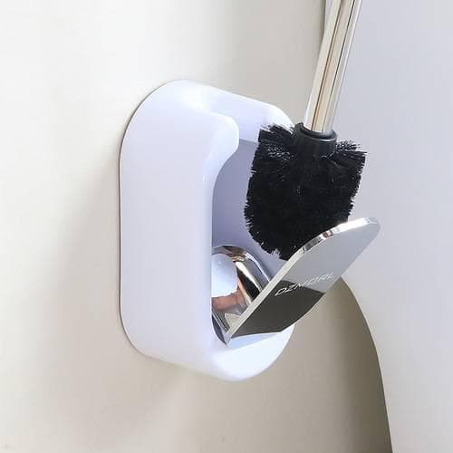 Escova Sanitária Com Alto Adesiva Na Parede Suporte De Escova Limpa Vaso Sanitário