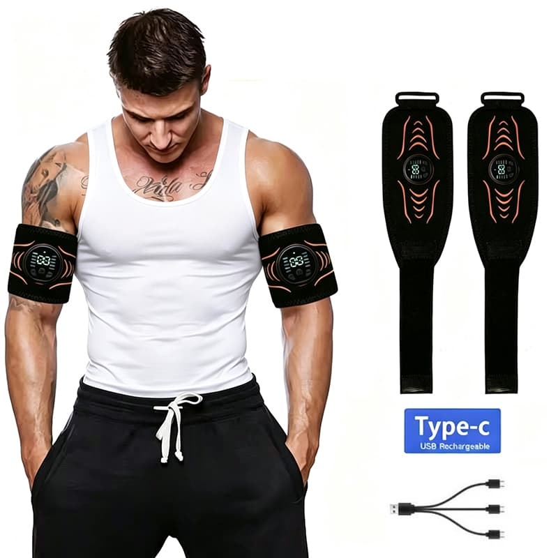 Estimulador Muscular Inteligente Braço Trainer Toner Moldar Emagrecimento Massageador Casa Ginásio Equipamentos De Fitne