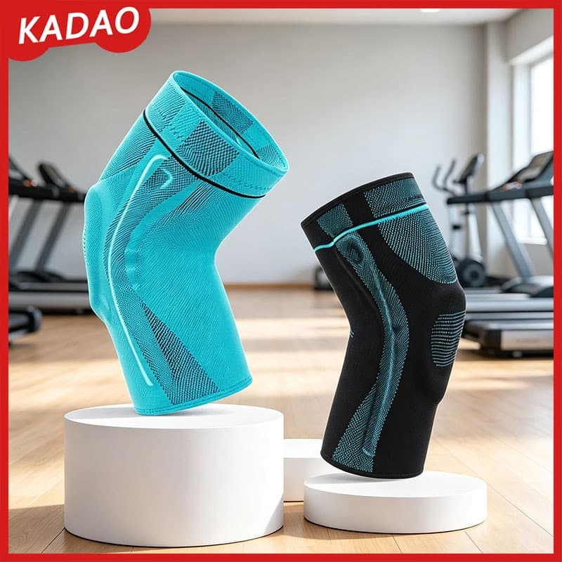 KADAO 1PCS Joelheira Manga De Compressão Suporte Almofada Esportiva Para Alívio Da Dor