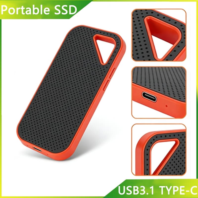 USB3.1 Tipo-C SSD 1TB-16TB Disco Rígido Móvel De Armazenamento Portátil