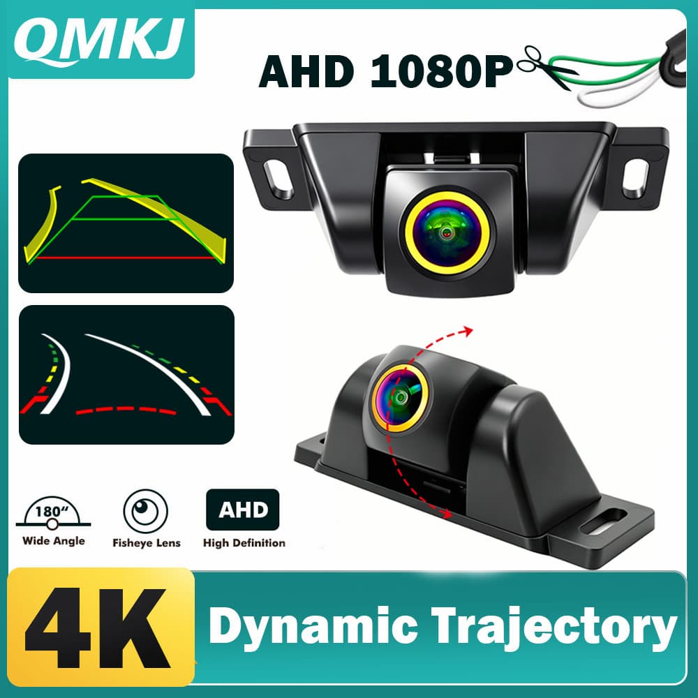 Modo Duplo CVBS NTSC/AHD 1080P Câmera De Backup Do Carro Trajetória Estacionamento Dinâmica IP68 À Prova Dip68 Água Luz