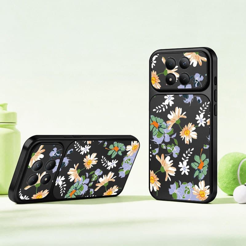 YBD Capa De Telefone Para Redmi Note 14 Pro Plus Xiaomi POCO X7 5G + Venda Quente Vintage Margarida Flor Grande Câmera J