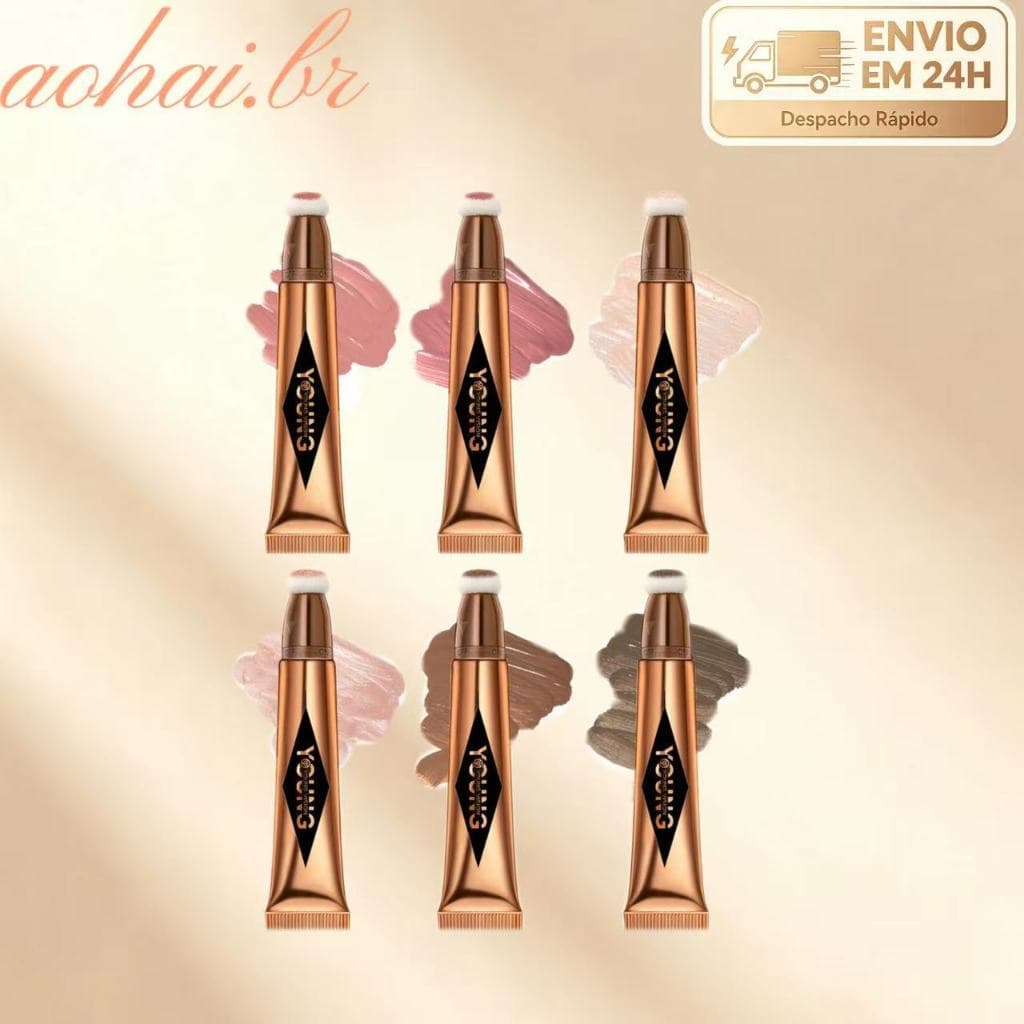 Almofada De Reparo Blush Maquiagem Líquida Opcional Produtos De Qualidade Multicoloridos