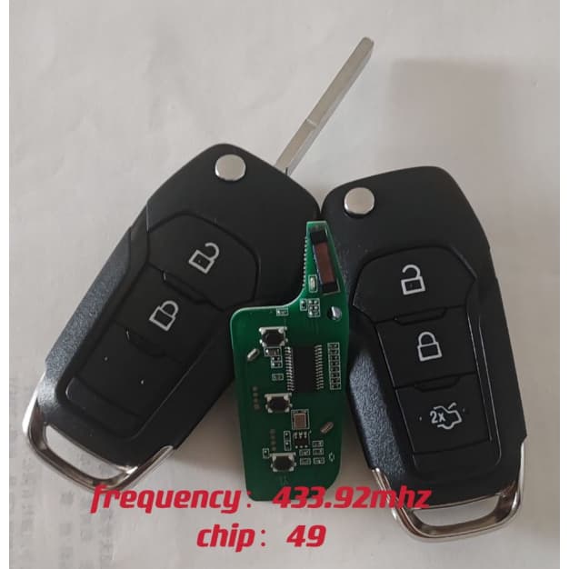 Adequado Para Ford Focus Chave Dobrável 49 Chip Novo Mondeo De Controle Remoto