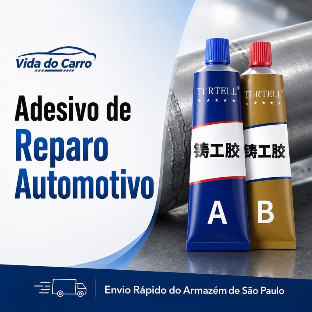 Adesivo De Reparo Industrial De Soldagem A Frio AB , Cola De Aço Metálico Forte Resistente Altas Temperaturas DIY Univer