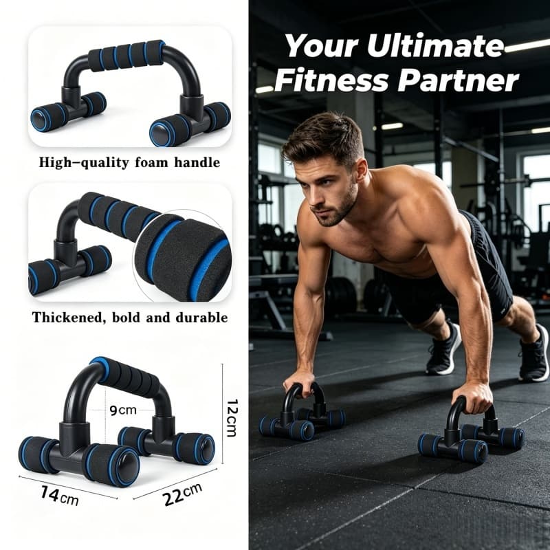 Suporte push-up Com Tendência Em Forma De I , Eliminando a Necessidade De Mãos Nuas , Altamente Eficaz Para Crescimento