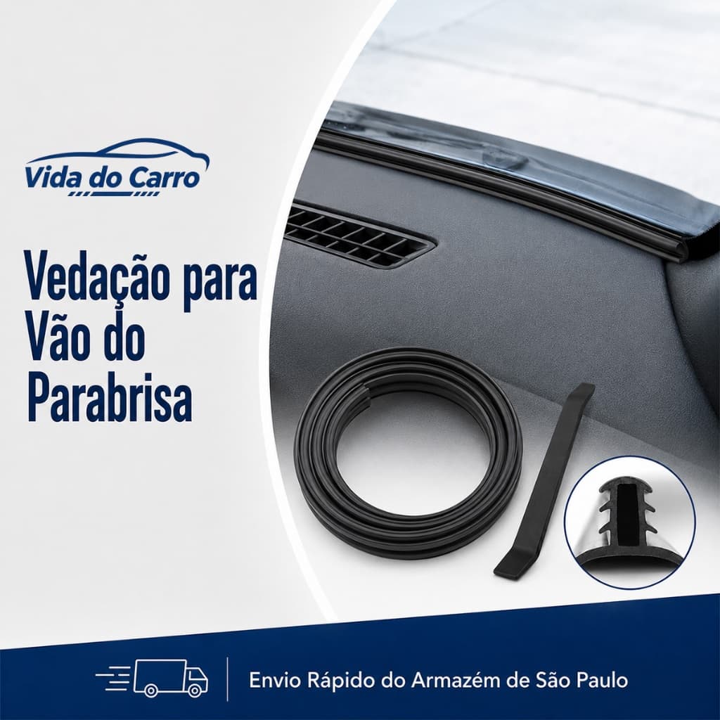 Tira De Vedação Universal Para Painel De Carro-Redução De Ruído E Acabamento De Isolamento De Lacuna De Pára-Brisa À Pro