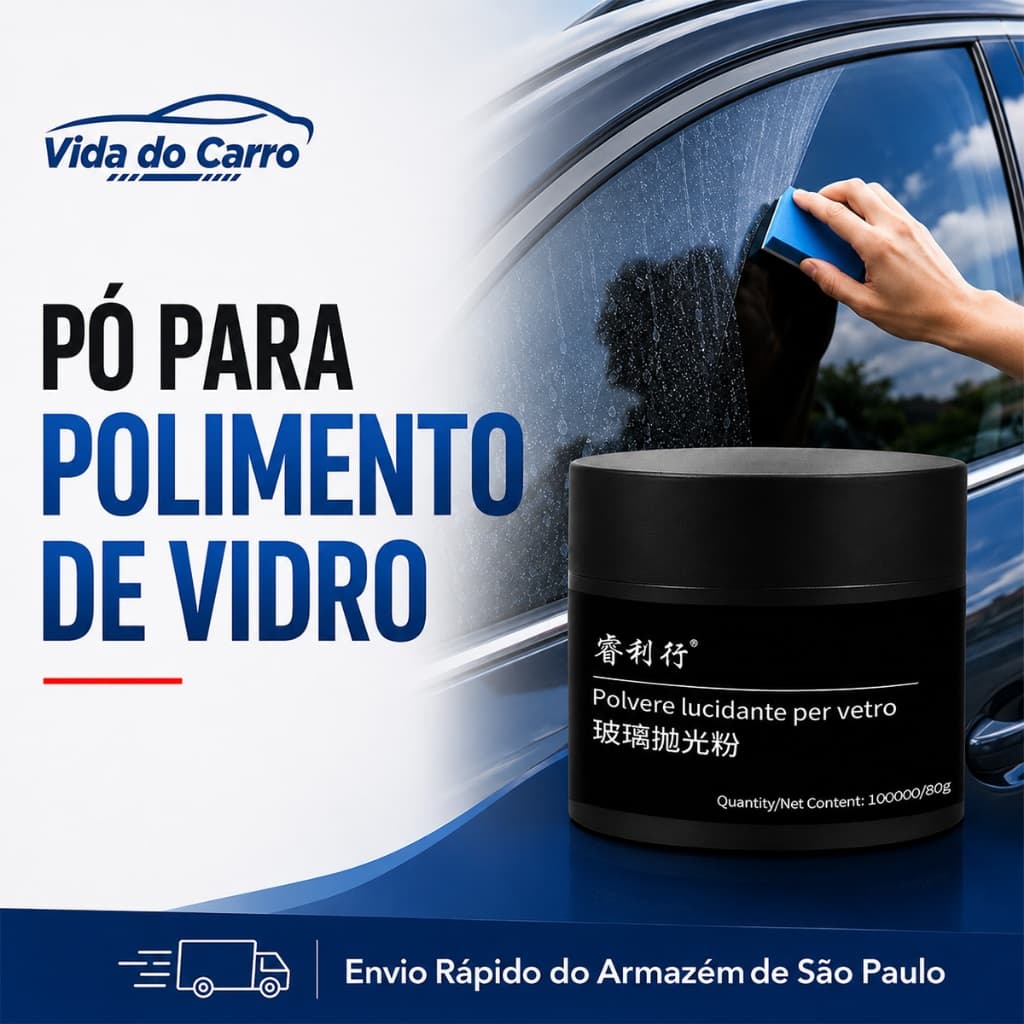 Pó De Polimento De Vidro , Reparo De Arranhões De Carro , Remoção Filme De Óleo
