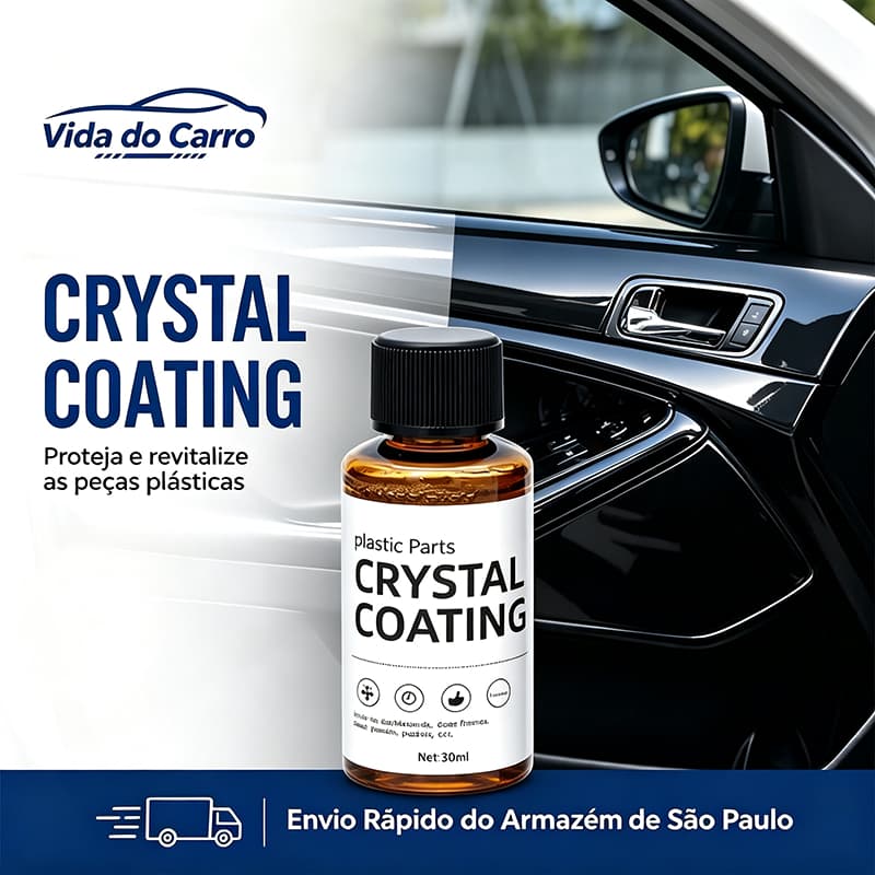 Plástico Refurbished Plating Crystal Coating Agent Agente De Revestimento De Cristal Painel De Cera Auto Interio