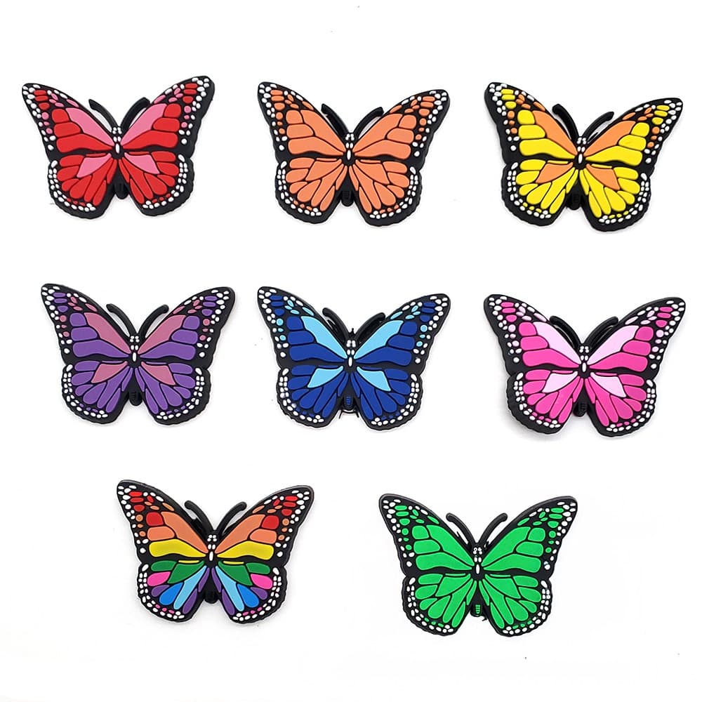 MEIDJ , Amuletos De Sapato , 8 Peças De Tamancos De Borboleta Da Moda , Acessórios Decorativos De Sandálias De Sapatos I