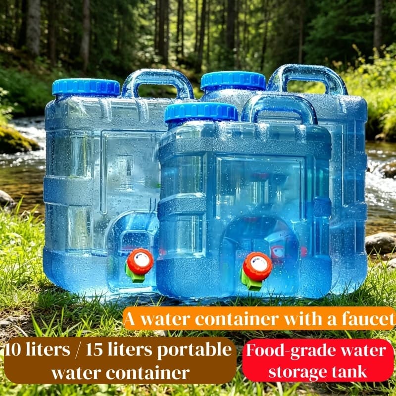 Suprimentos Portáteis Para Acampamento-Tanque De Água De Grande Capacidade , Adequado camping , Caminhadas , Piquenique