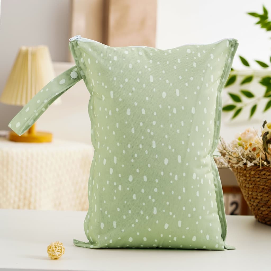Happyflute Saco Molhado À Prova D'água Para Fraldas De Pano De Bebê De Armazenamento Reutilizável Com Alça De Pressão 30