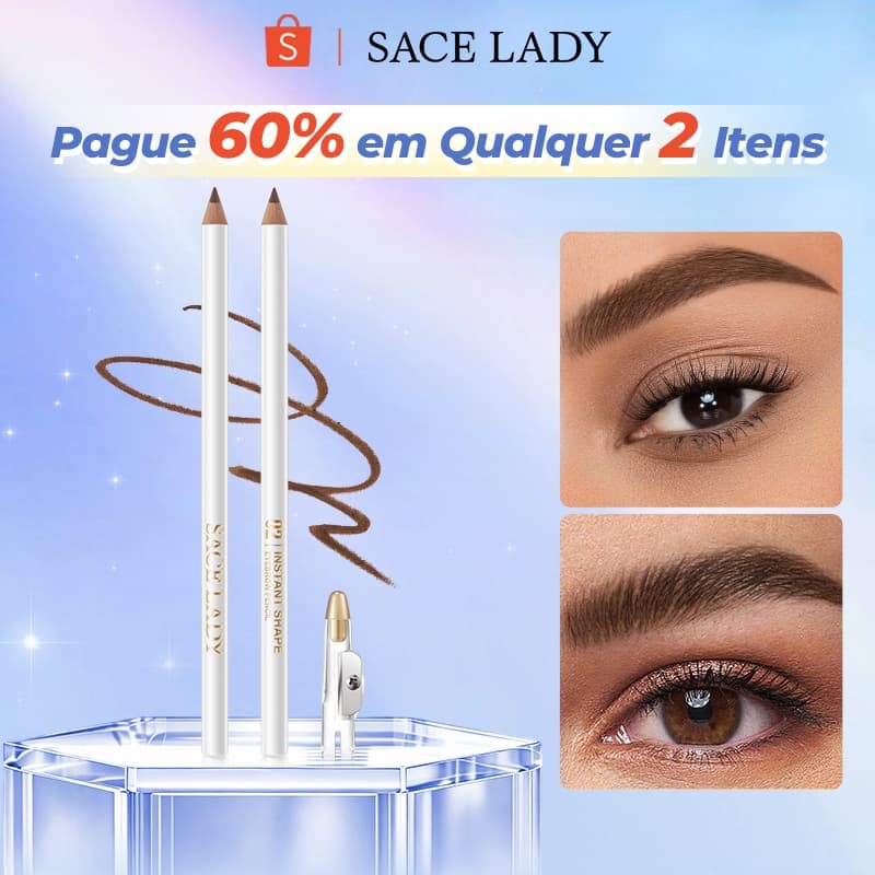 Lapis para sobrancelha SACE LADY Apontador Integrado Ideal para Iniciantes