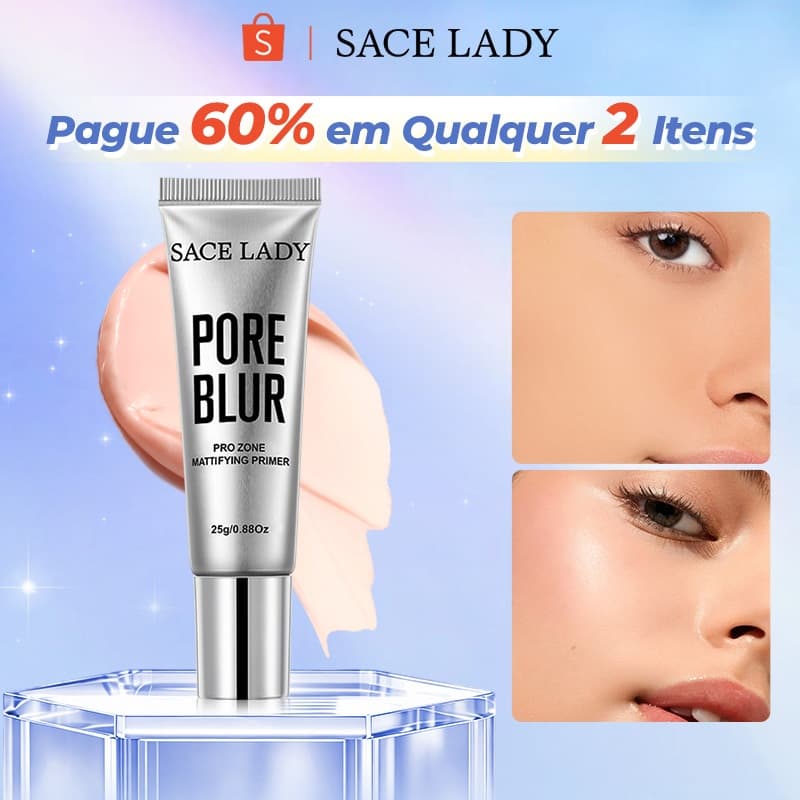 Primer SACE LADY Oil Control Preenche Poros, Suaviza, Hidrata e Prolonga a Maquiagem