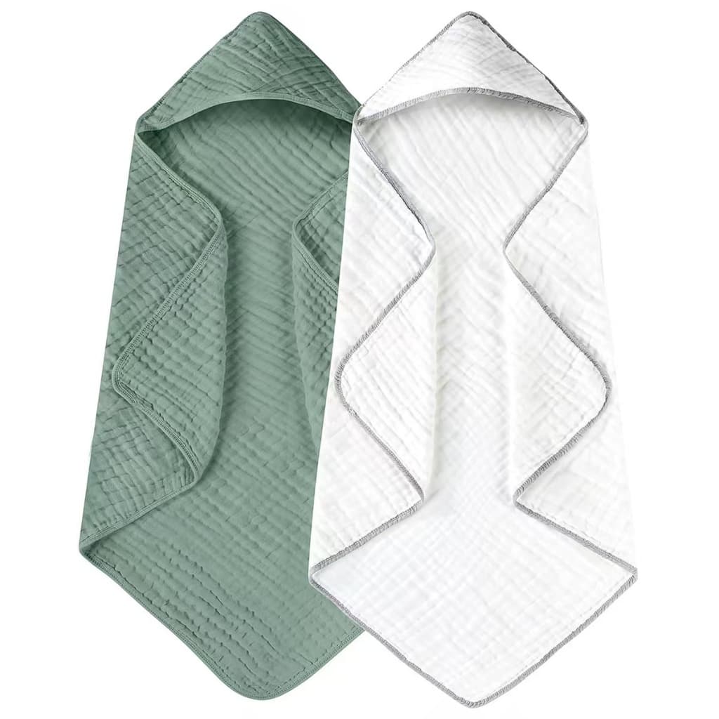 Gaze De Algodão Com Capuz Toalha De Banho Para Bebê Recém-Nascido Swaddle Cobertor Infantil