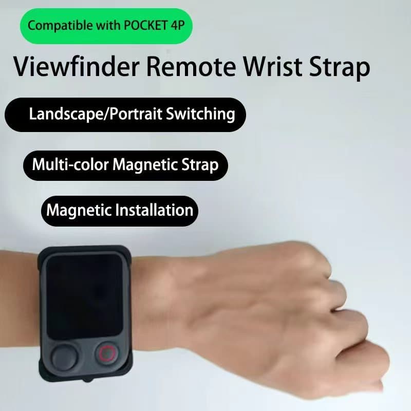 Compatível Com A Pulseira De Controle Remoto DJI Pocket 4P viewfinder ; Suporte Magnético De Alça De Acessório gimbal 8P