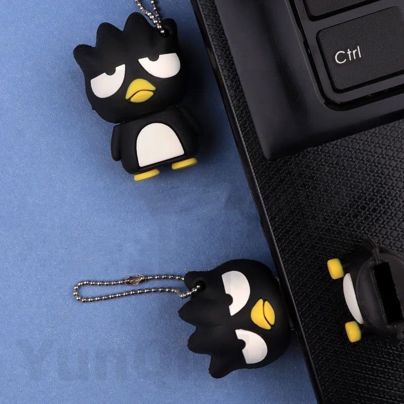 Unidade Personalizada Dos Desenhos Animados Corvo USB Silicone Drive 2.0 1GB 2GB 4GB 8GB 16GB 32GB 64GB 128GB 2TB Amplam