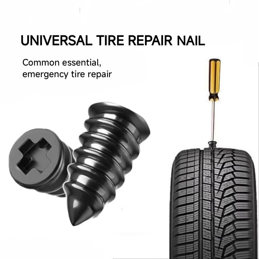 Prego de borracha para reparo rápido de carro, comumente usado, conjunto de ferramentas de reparo de emergência, tipo Un