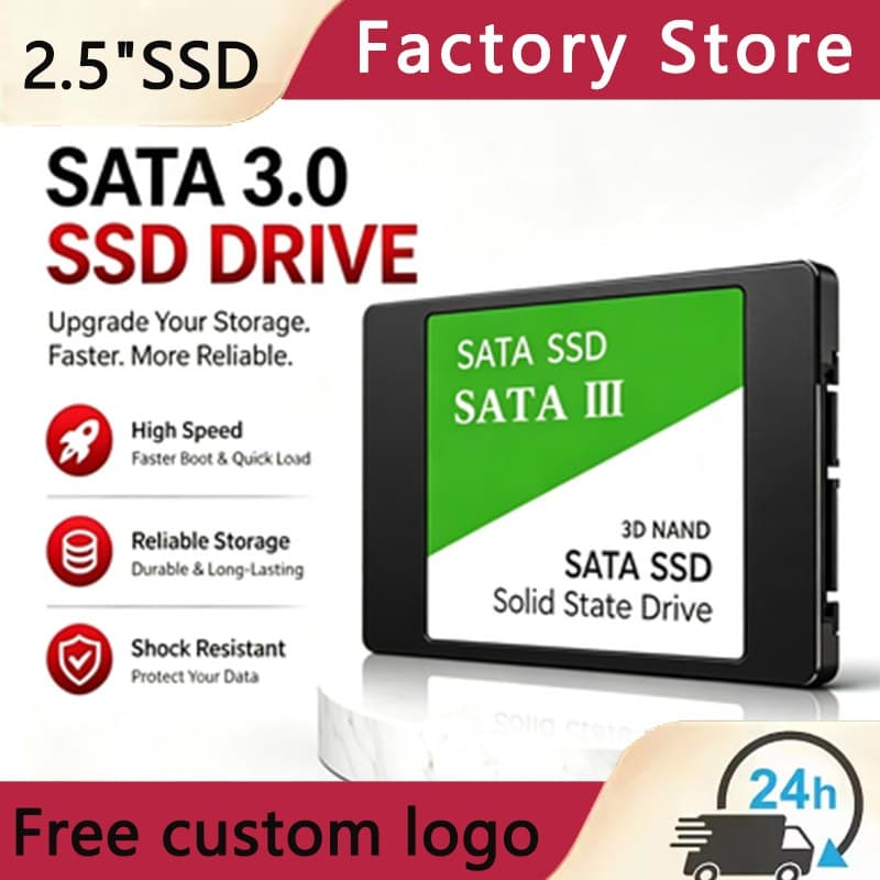 SSD de alto desempenho 120GB-480GB SATA III unidade de estado sólido interna de 2.5 polegadas